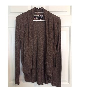 Soft, brown cardigan
